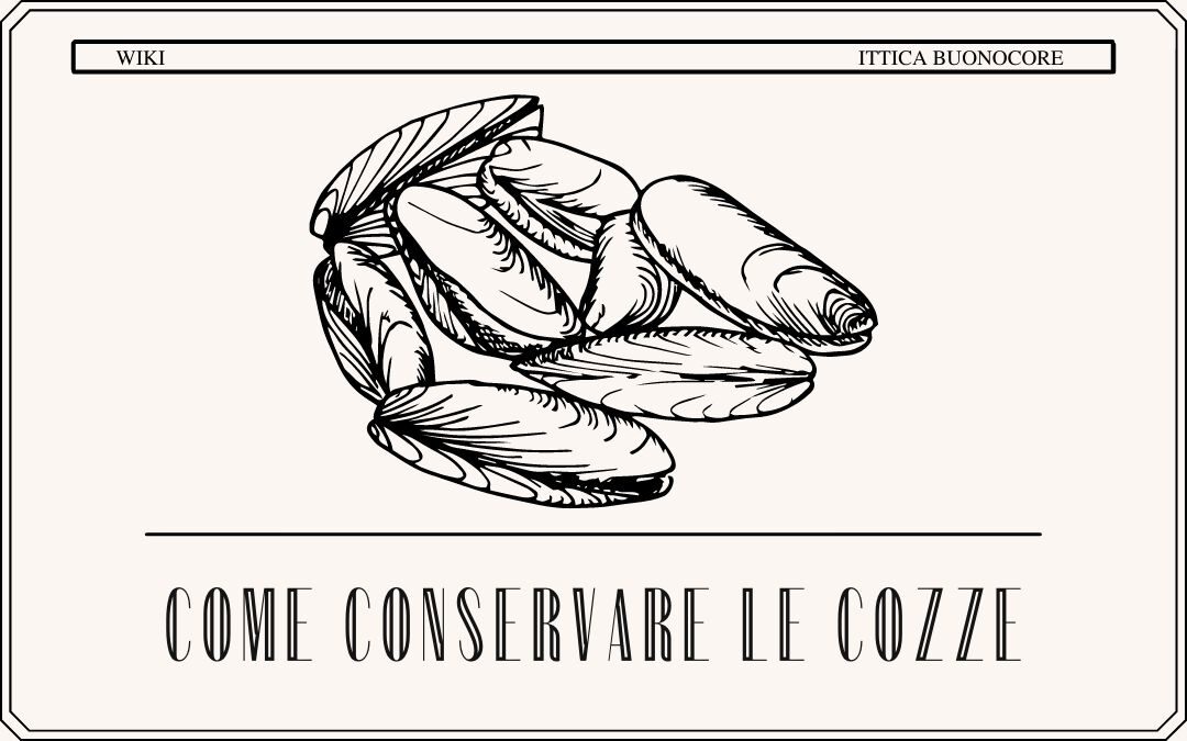come conservare le cozze