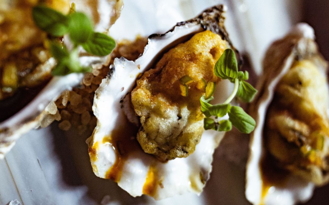 Ostriche in tempura dello Chef Cotronese | Ittica Buonocore